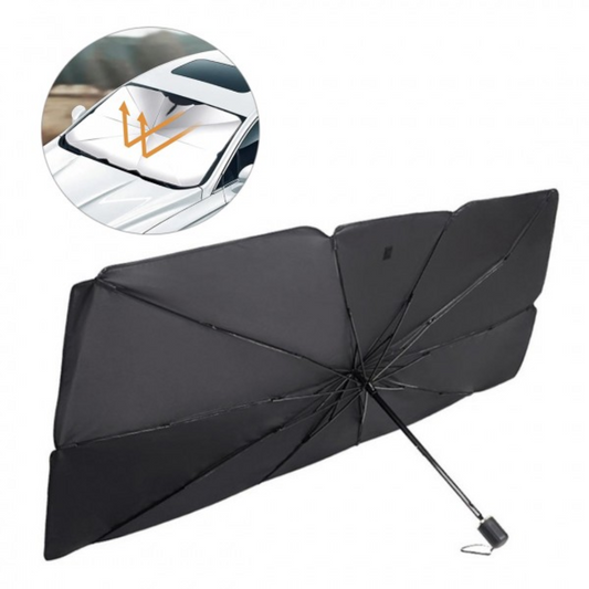 Parasol de Coche + Aspiradora Portátil de Regalo
