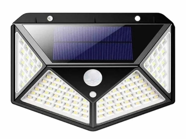 Lámpara Solar LED con Sensor de Movimiento