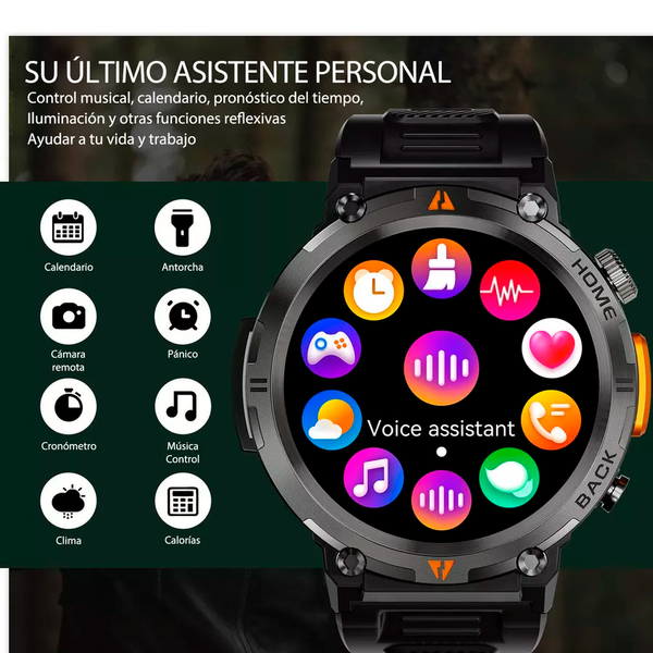 ChronoGuard™ - Reloj Inteligente Militar Indestrutible