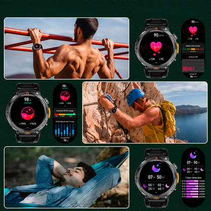 ChronoGuard™ - Reloj Inteligente Militar Indestrutible